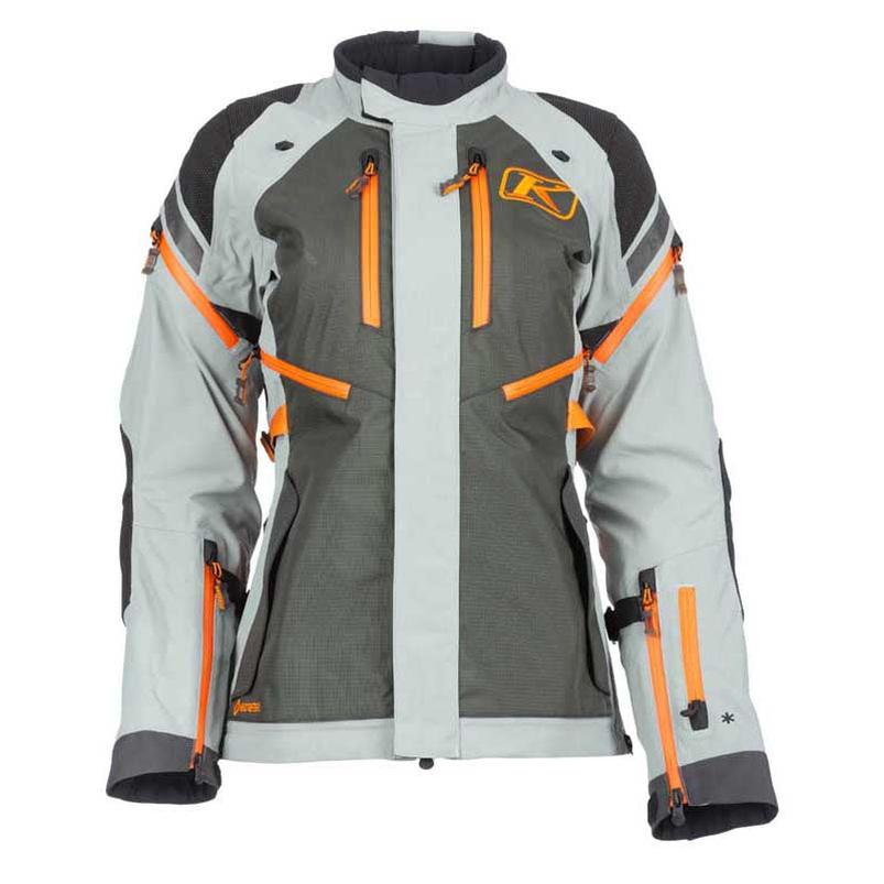 Klim Women's Artemis Jacket Asphalt / Ember Orange Large