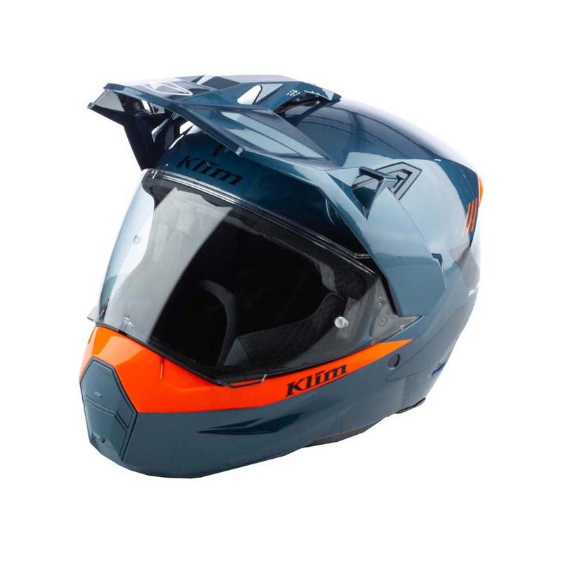 Klim X1 Alpha Concept Helmet - Gloss Petrol/Strike Orange Klim X1 Alpha Concept Helmet - Gloss Petrol/Strike Orange