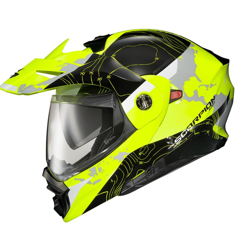 scorpion exo 950 modular helmet Scorpion Black/White EXO-AT960 Modular Topographic Helmet