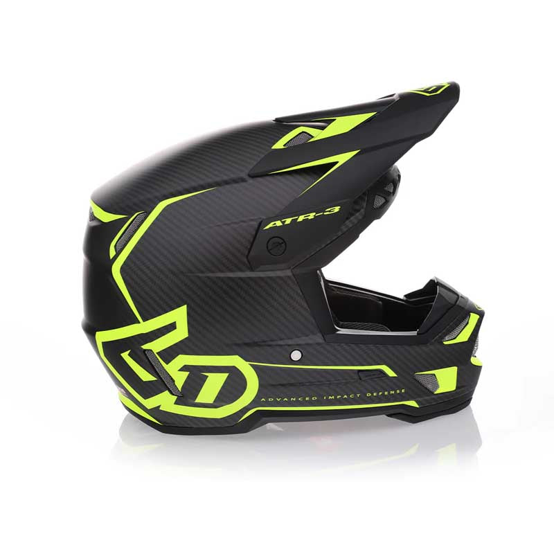 6D - ATR-3 Nova Helmet - Matte Neon Yellow XL