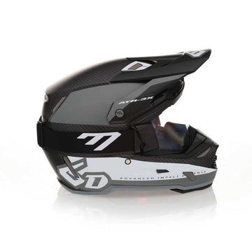 6D ATR-3X Summit Helmet Matte White Gray for Motorcycle Riding