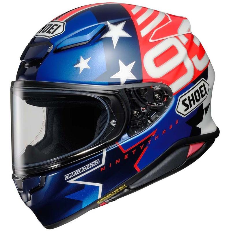 new shoei helmets Neotec 3 Fragments Helmet Medium time World Champion Marc Marquez Shoei Neotec 3 (Blue) Vivo