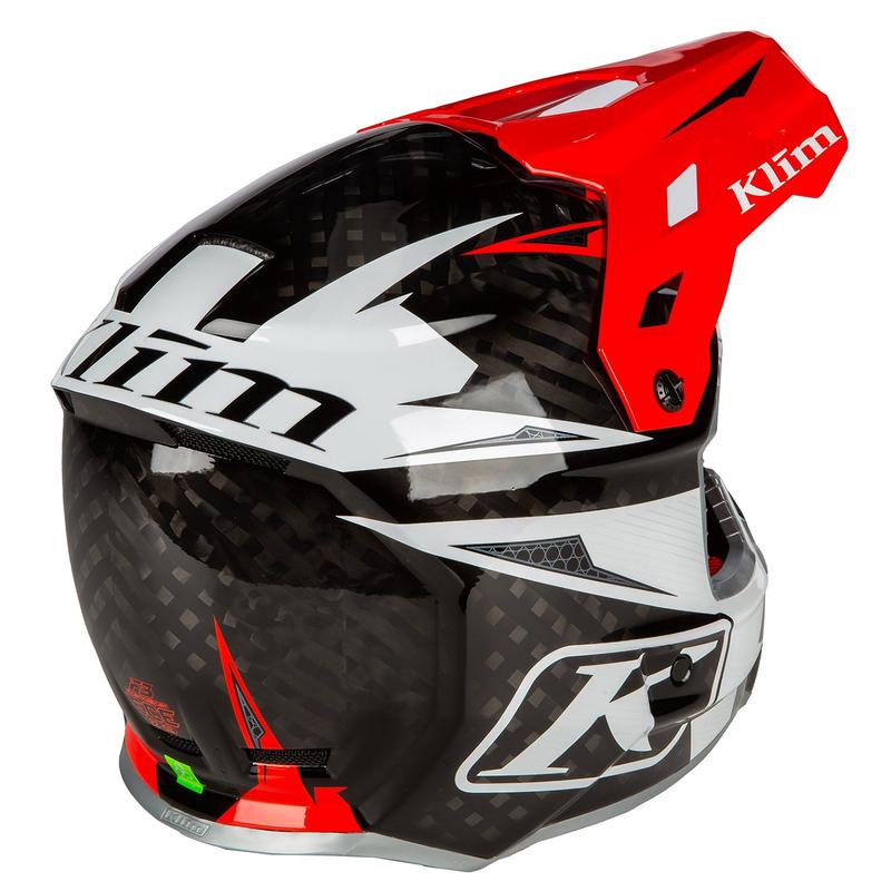 carbon off road motorcycle helmets Klim F3 Carbon Pro Off Road Helmet ECE Striker Redrock / XL