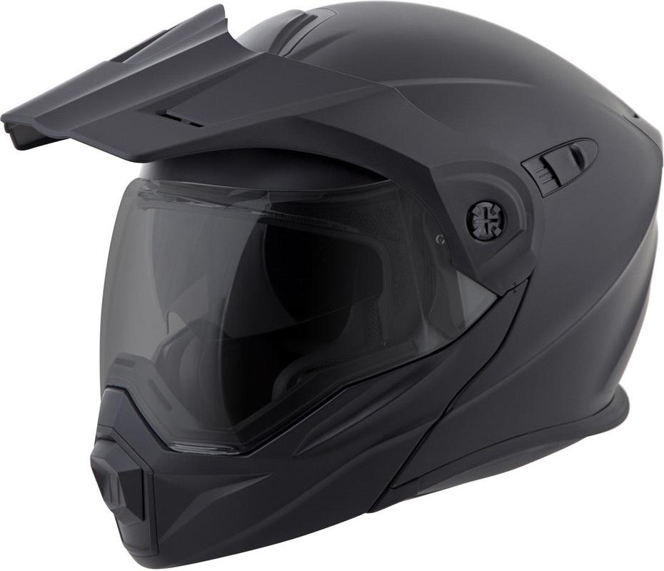 cold weather motorcycle sport helmet Scorpion EXO-AT950 Solid Cold Weather Helmet w/Electric Shield